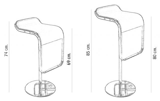   LEM Style Piston Stool