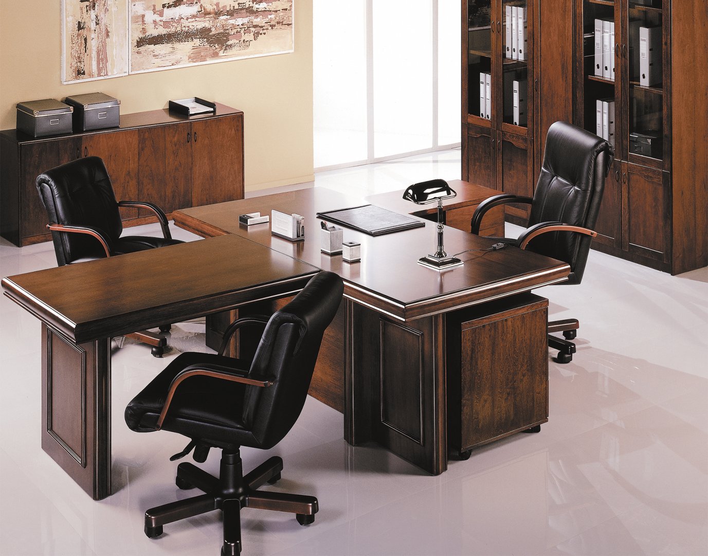 комплект мебели для кабинета руководителя материал лдсп стиль классический современный