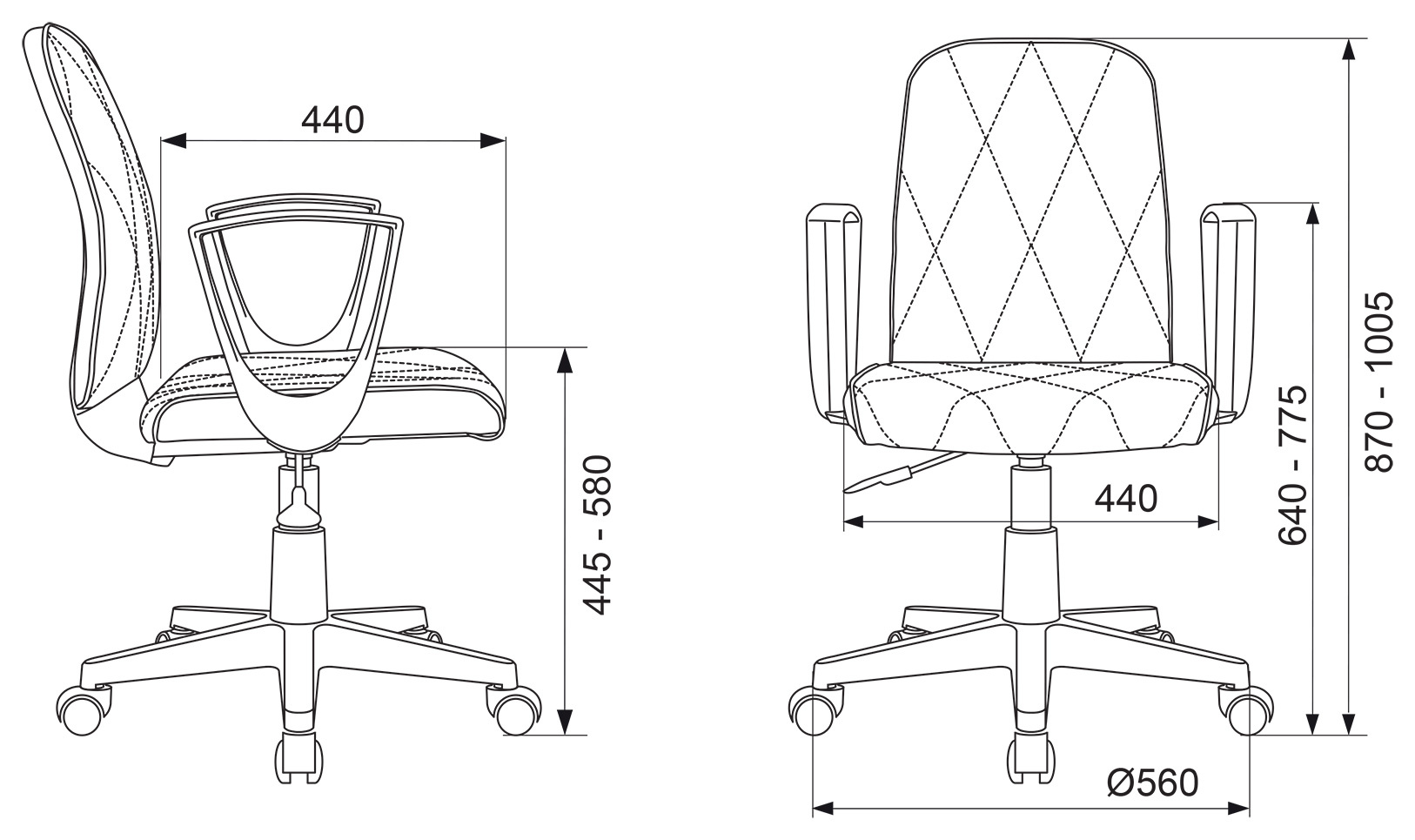 Кресло офисное вес кресла
