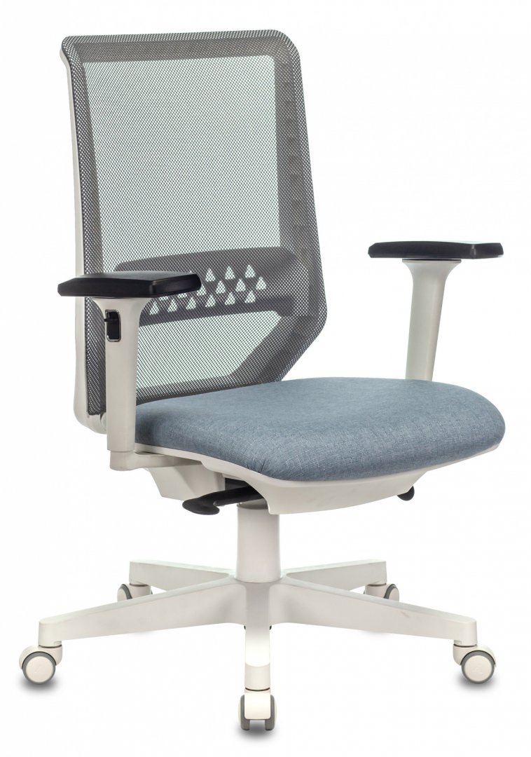 Кресло Бюрократ Expert серый-голубой, кресло руководителя Эксперт пластик,  офисные кресла с подголовником Expert | Купить с доставкой.