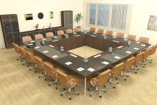 Круглый стол для переговоров на 8 человек
