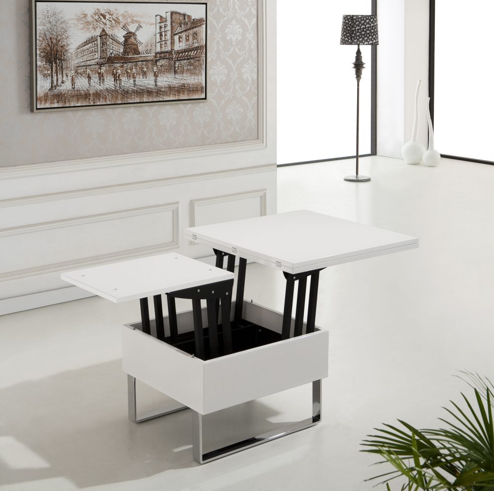 Стол для кухни белый 60х80 см