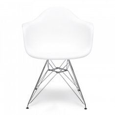  Eames Style DAR Chair White