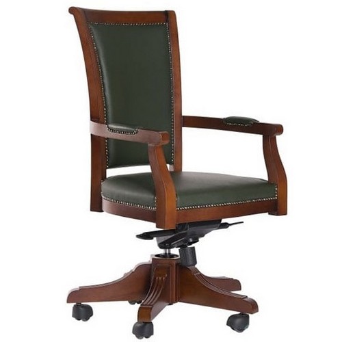 Офисное кресло из массива дерева